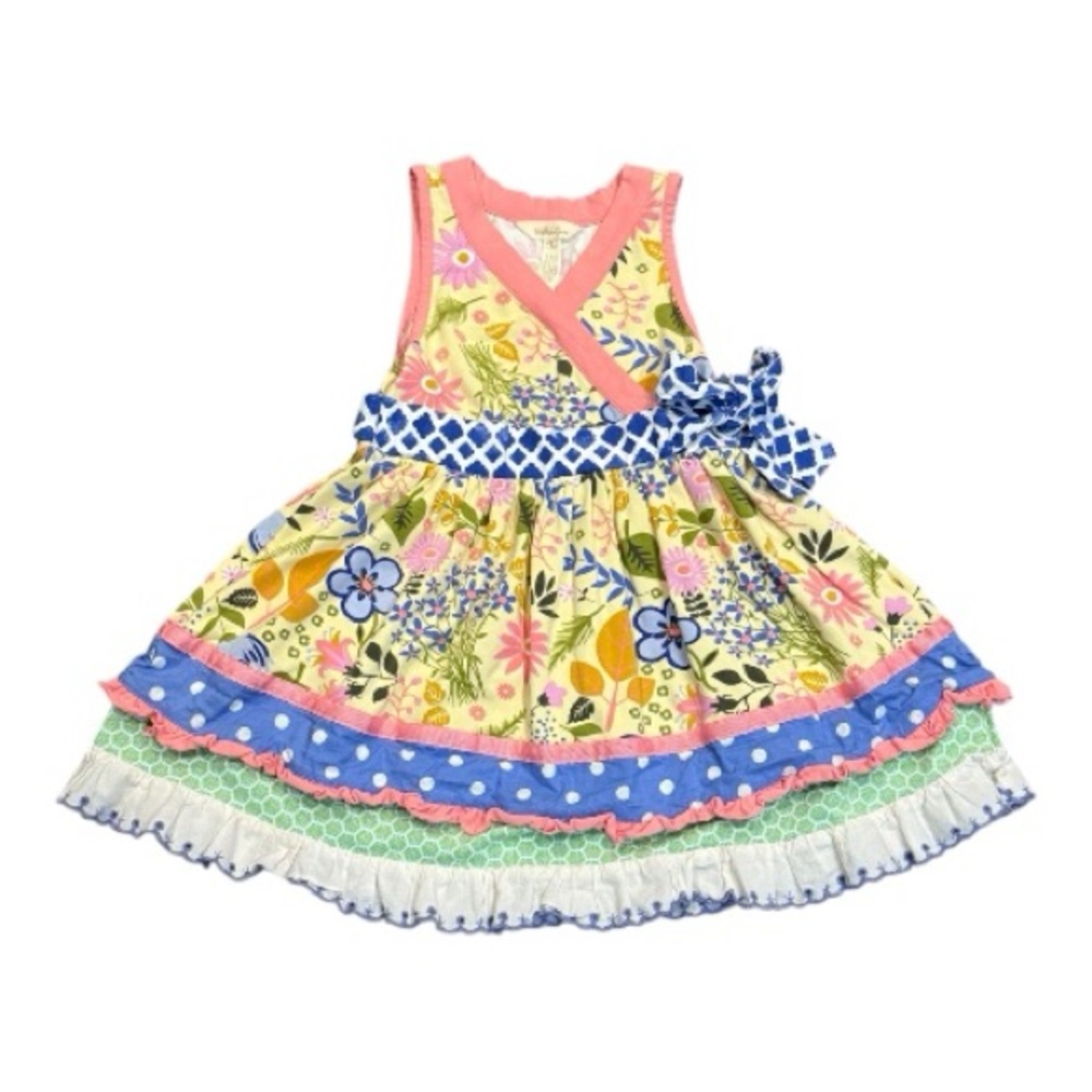 Matilda Jane Yellow and Blue Floral Dress